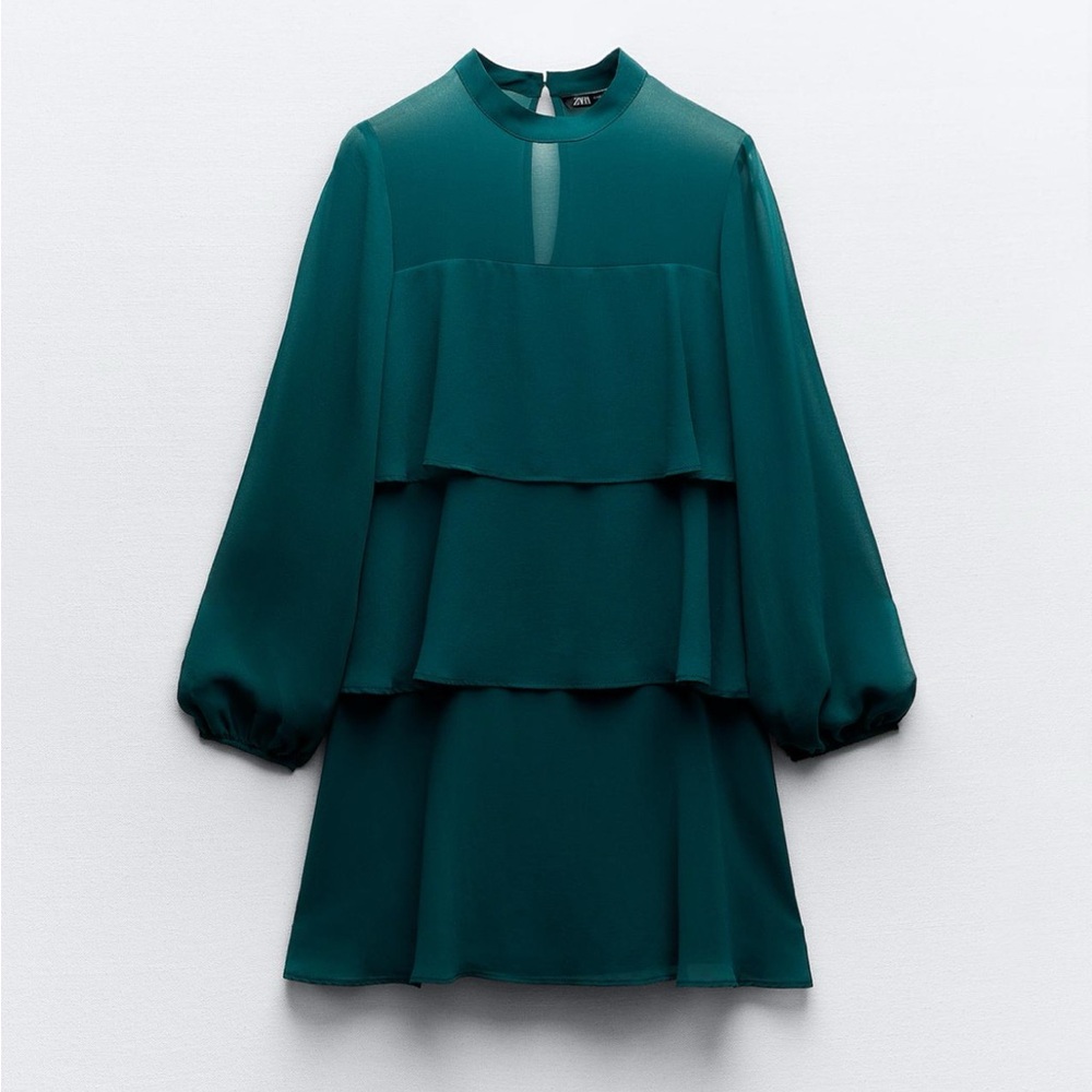 Zara Ruffle Mini Dress